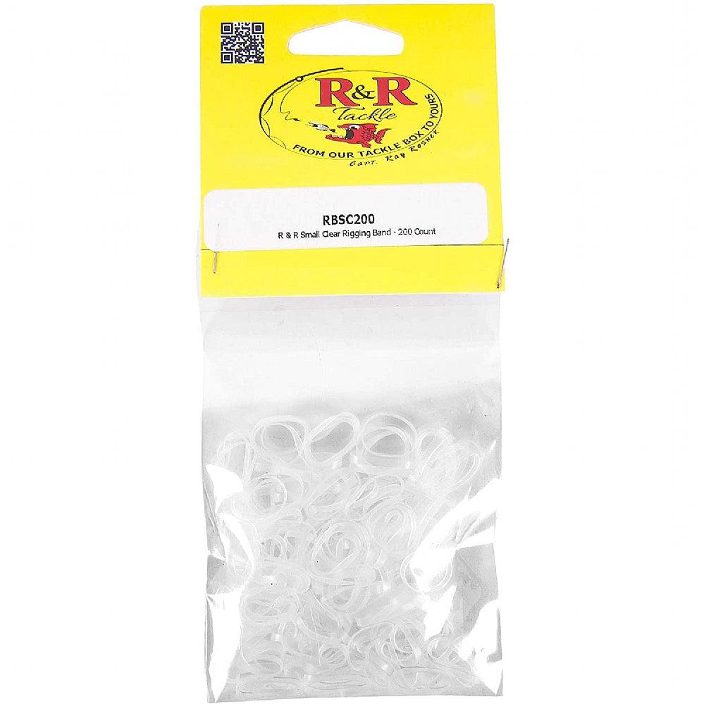 R&amp;R RBSC200 Small Clear Rigging Band - 200 Count
