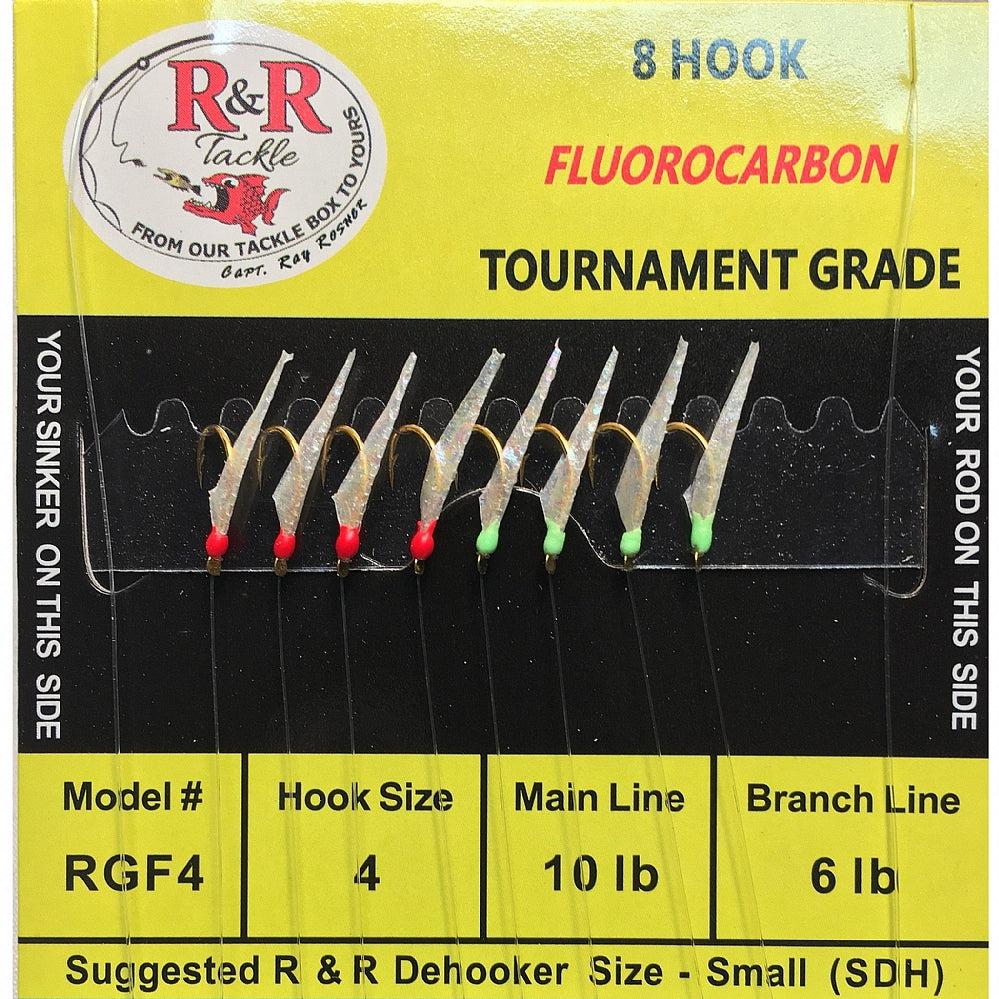 R&amp;R Tackle Fluoro 8 HK Fish Skin Sabiki Rig