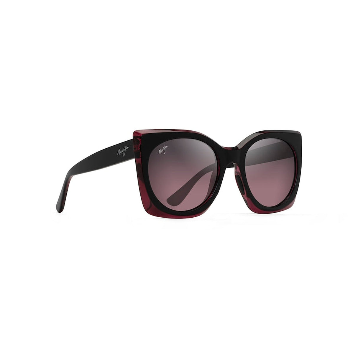 MAUI JIM Pakalana Sunglasses Black Cherry with Raspberry Interior|  Maui Rose