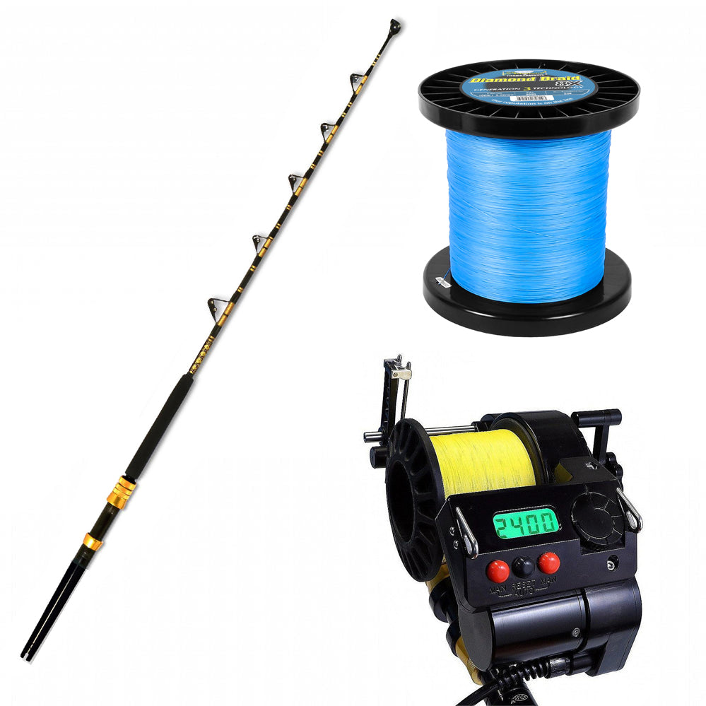 Buy LP SV-2400 Electric, Get FREE Diamond Braid 8X Spooling and FREE CHAOS Rodzilla 60-130 6FT Rod