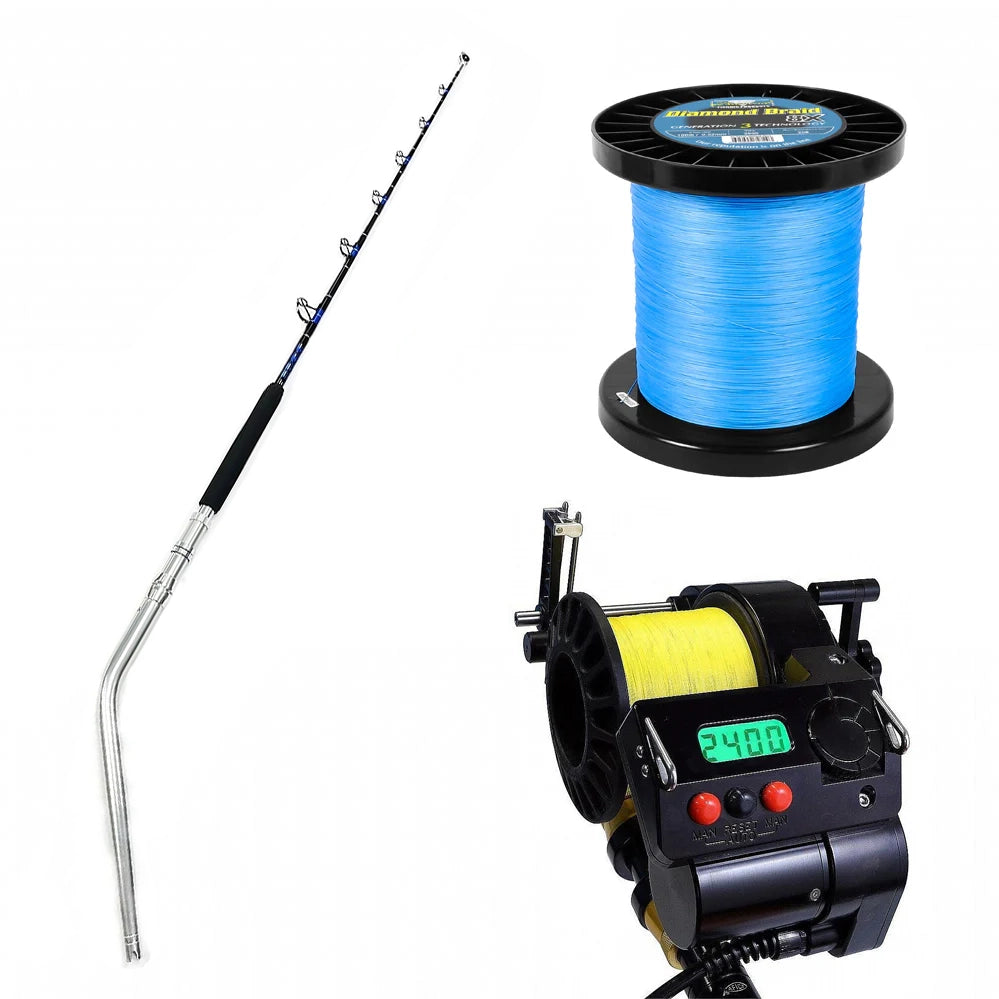 Buy LP SV-2400 Electric, Get FREE Diamond Braid 8X Spooling and FREE CHAOS Rodzilla Curve 60-130 6FT Rod