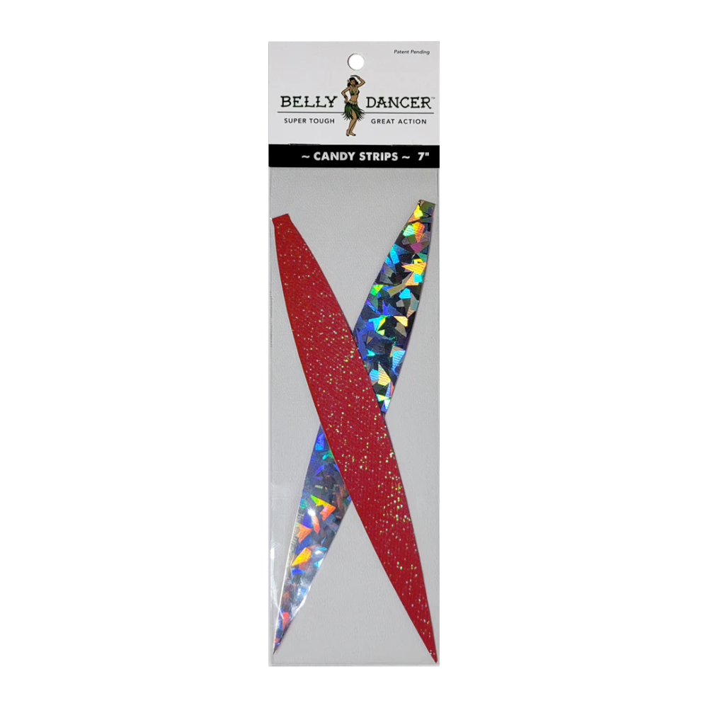 BELLYDANCER Candy Strips Artificial Bonita Strips - 7" Two-Pack