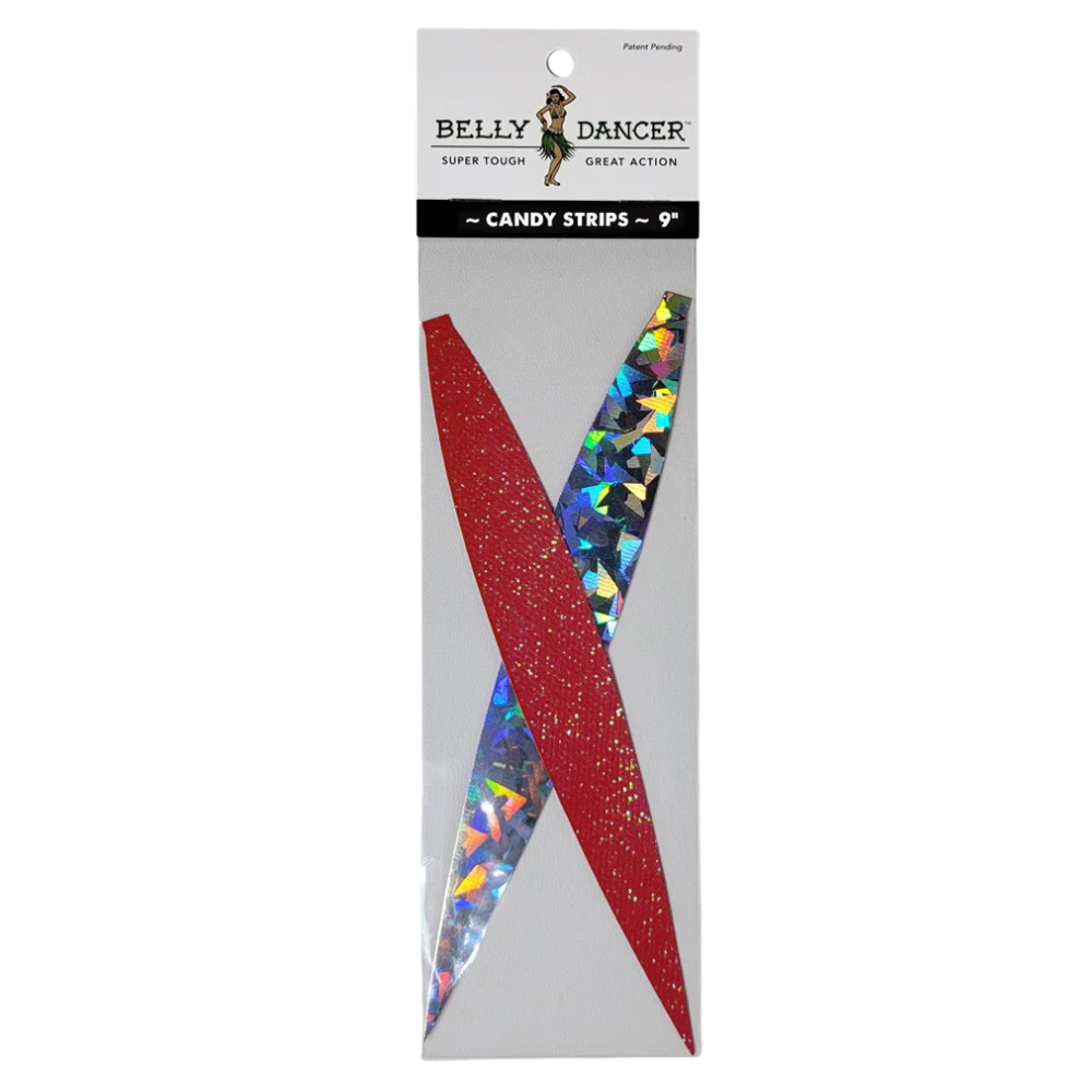 BELLYDANCER Candy Strips Artificial Bonita Strips - 9" (2 Pack)