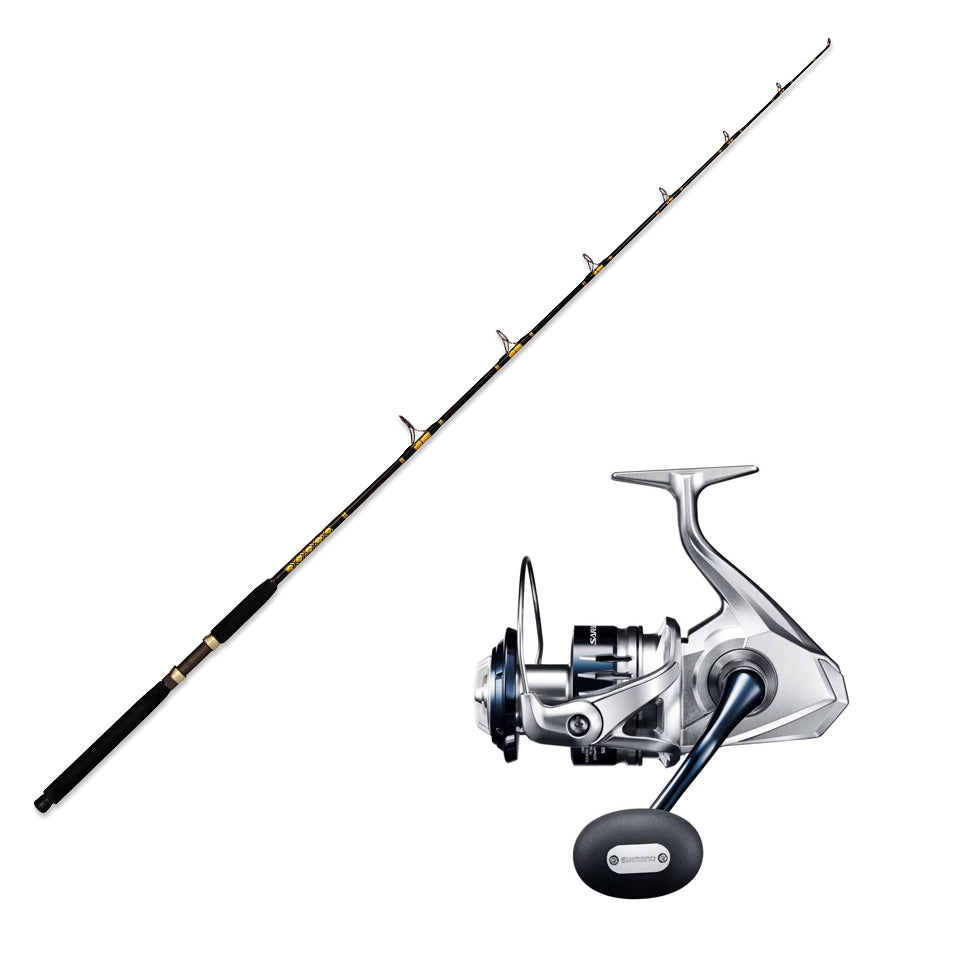 Shimano SARAGOSA SW A 6000HG with SPC 15-30 6FT6IN CHAOS Gold Combo