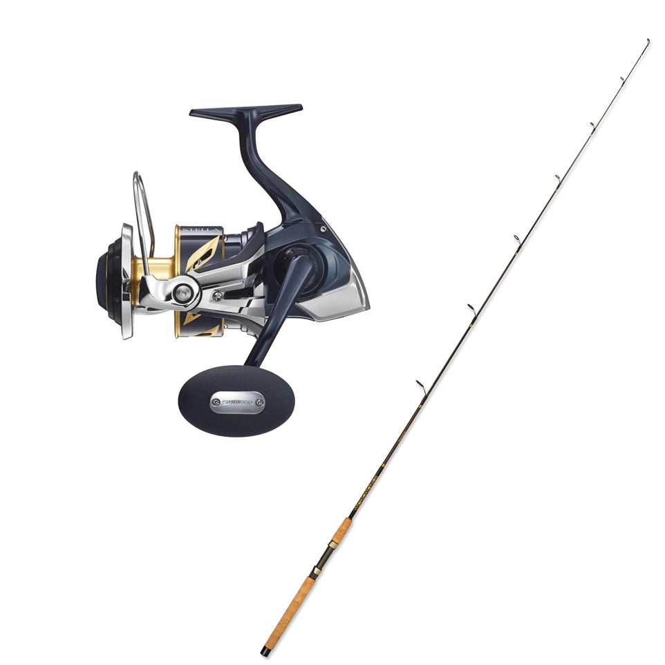 Shimano Stella SW 30000C With CHAOS SPGC 15-25 7FT Gold Combo