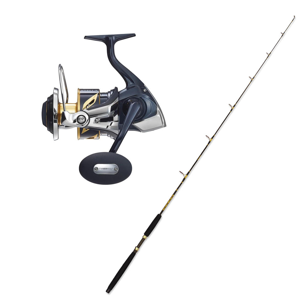 Shimano Stella SW 30000C With CHAOS SPGF 8-17 7FT Gold Combo