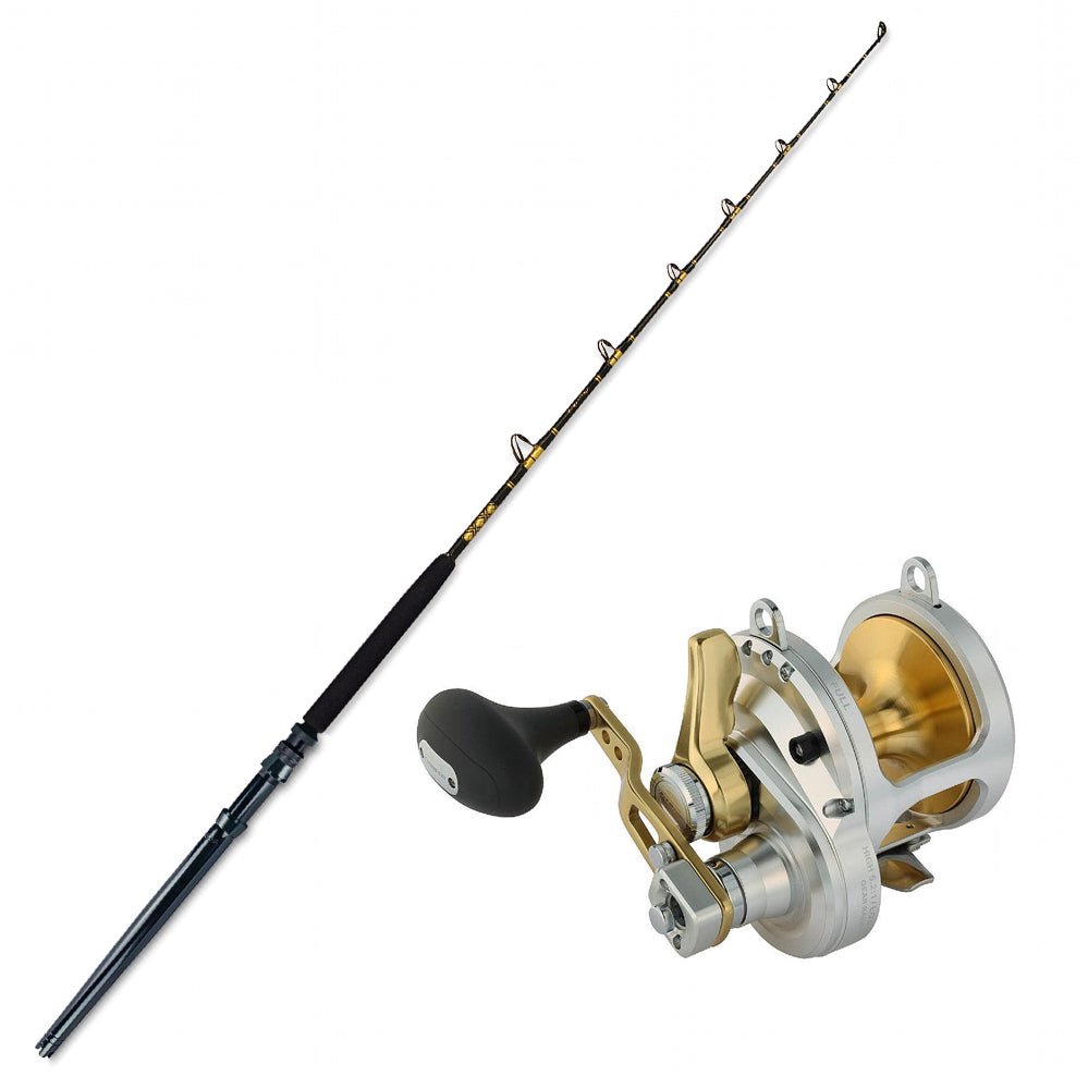 SHIMANO Talica 50II 2SPD LD with CHAOS 6FT Rod Combo