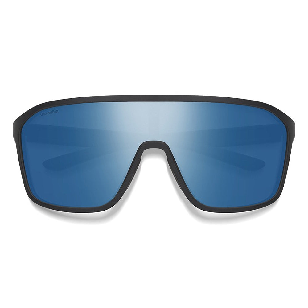 SMITH Boomtown Matte Black - ChromaPop Polarized Blue Mirror