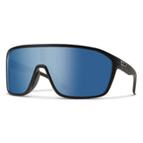 SMITH Boomtown Matte Black - ChromaPop Polarized Blue Mirror