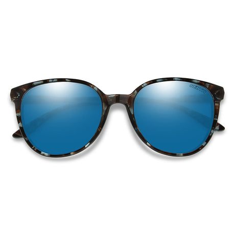 SMITH Cheetah Sky Tortoise - ChromaPop Polarised Blue Mirror