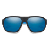 SMITH Deckboss Matte Black Blue - ChromaPop Glass Polarized Blue Mirror