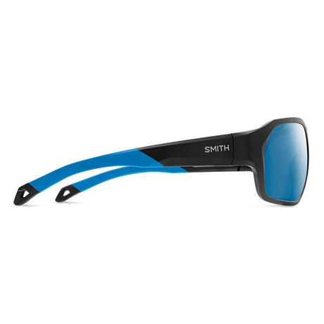 SMITH Deckboss Matte Black Blue - ChromaPop Glass Polarized Blue Mirror