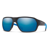 SMITH Deckboss Matte Black Blue - ChromaPop Glass Polarized Blue Mirror