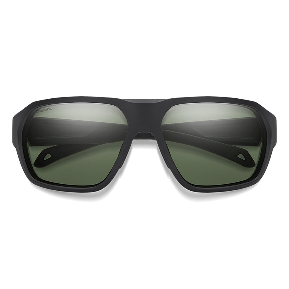 SMITH Deckboss Matte Black - ChromaPop Polarized Gray Green