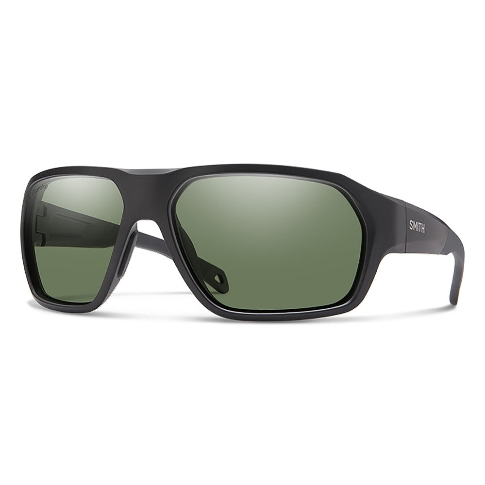 SMITH Deckboss Matte Black - ChromaPop Polarized Gray Green