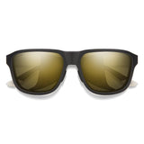 SMITH Embark TNF Matte Black/Matte Gardenia White | ChromaPop Polarised Black Gold Mirror