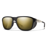 SMITH Embark TNF Matte Black/Matte Gardenia White | ChromaPop Polarised Black Gold Mirror