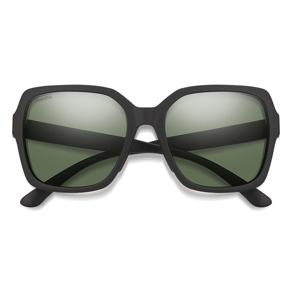 SMITH Flare Matte Black - ChromaPop Polarised Gray Green