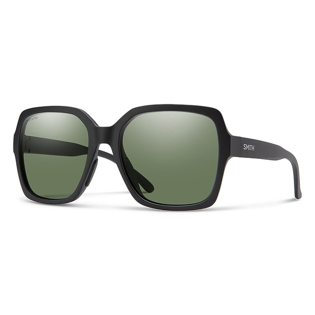 SMITH Flare Matte Black - ChromaPop Polarised Gray Green