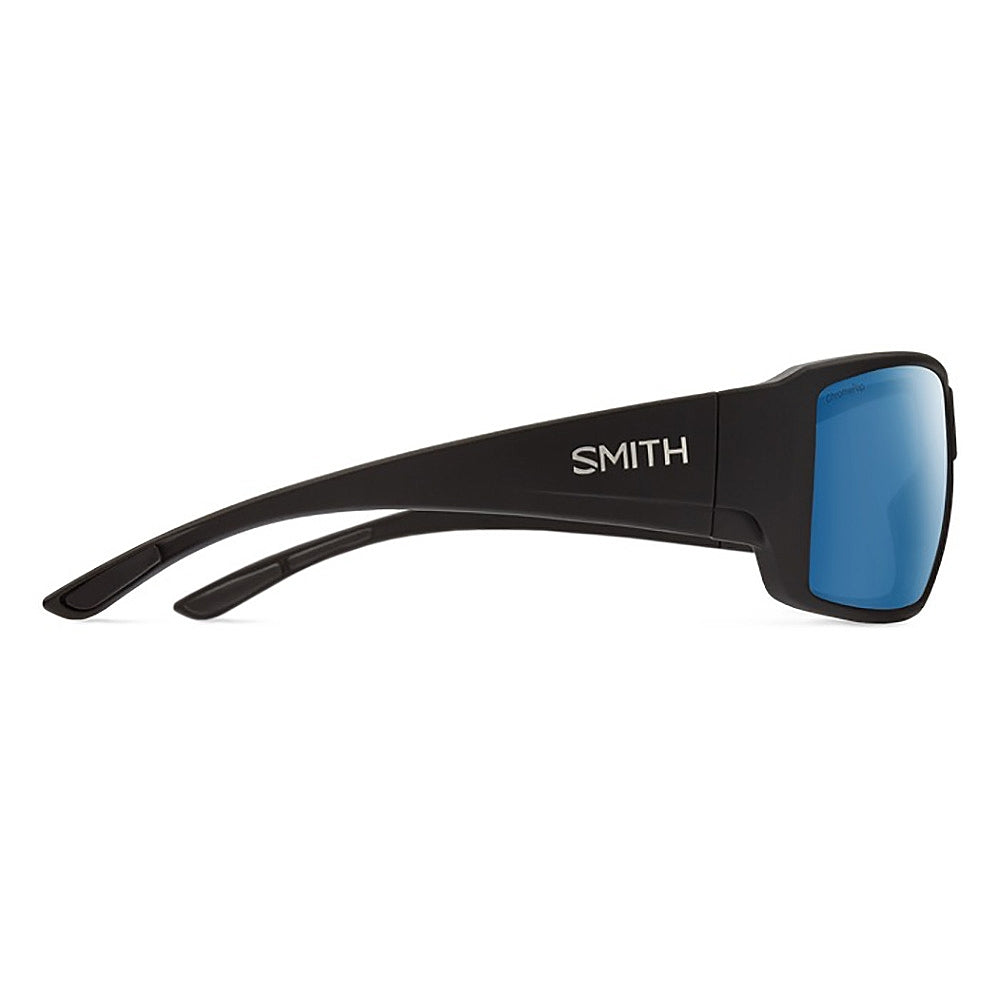 SMITH Guide&#39;s Choice Matte Black - ChromaPop Glass Polarized Blue Mirror