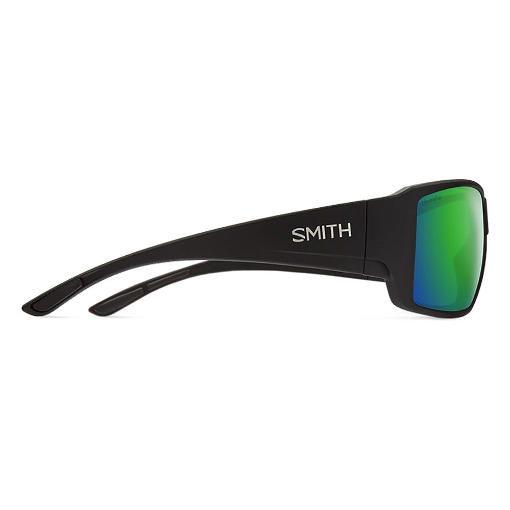 SMITH Guide&#39;s Choice Matte Black - ChromaPop Glass Polarized Green Mirror