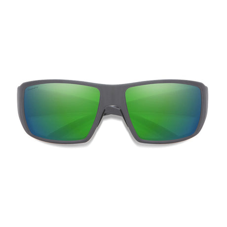 SMITH Guides Choice Matte Cement /ChromaPop Polarized Green Mirror