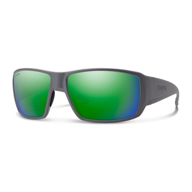 SMITH Guides Choice Matte Cement /ChromaPop Polarized Green Mirror