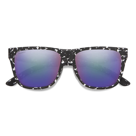 SMITH Lowdown 2 Matte Black Marble - ChromaPop Polarised Violet Mirror