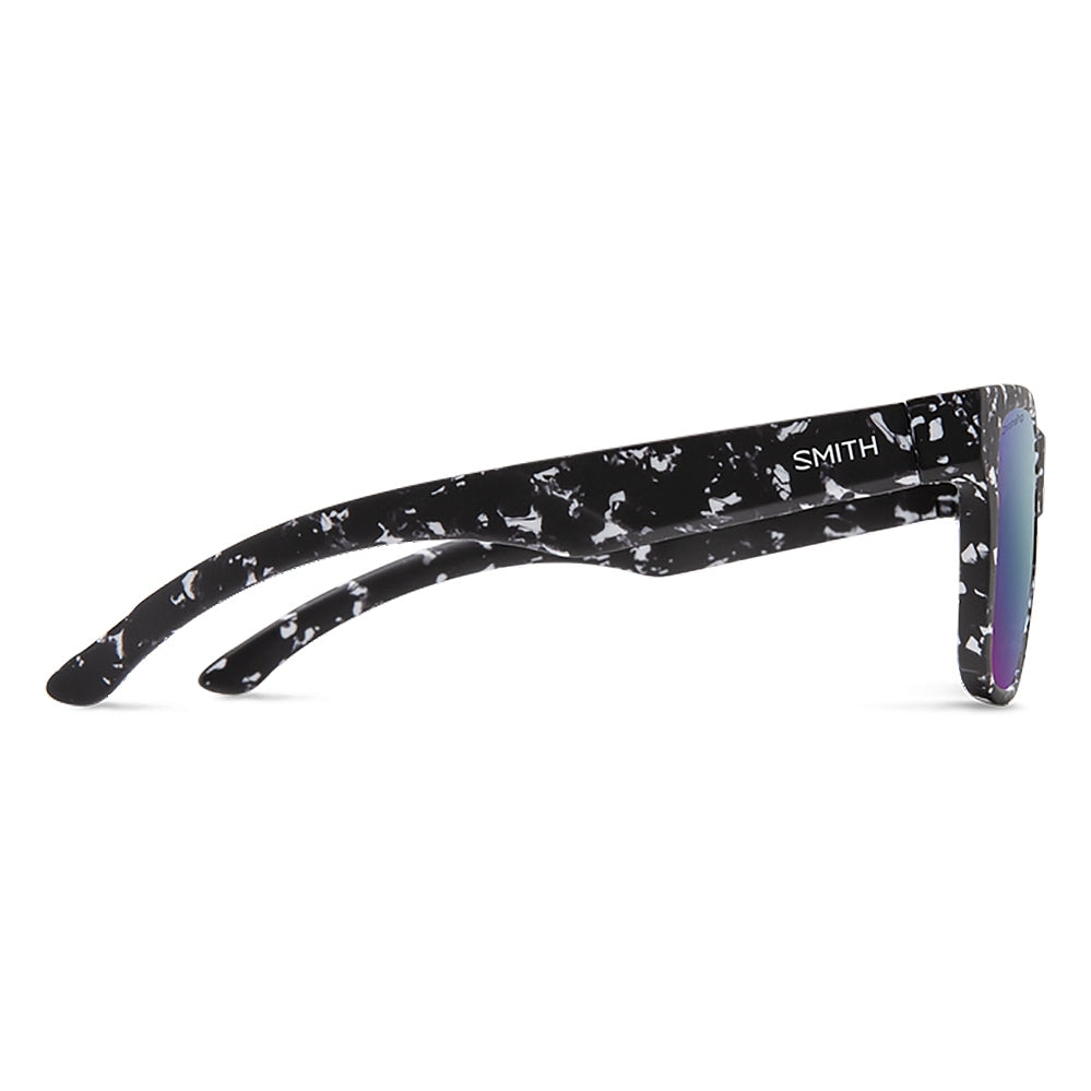 SMITH Lowdown 2 Matte Black Marble - ChromaPop Polarised Violet Mirror