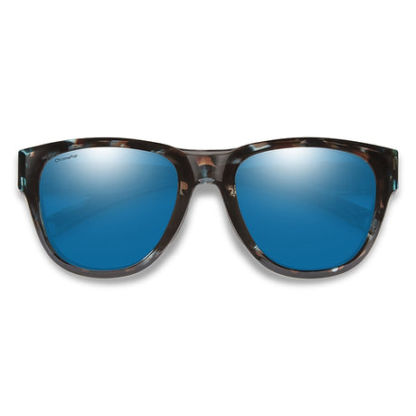 SMITH Rockaway Sky Tortoise - ChromaPop Glass Polarized Blue Mirror