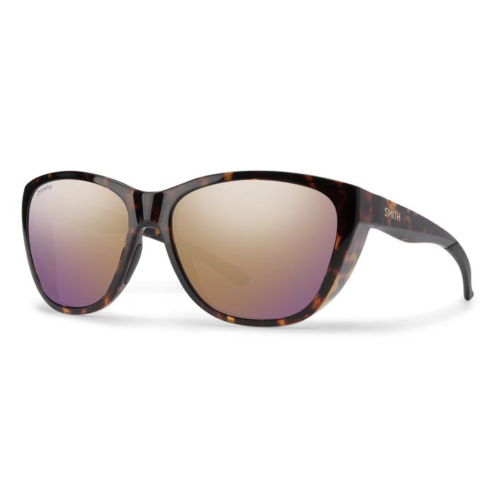 SMITH Shoal Tortoise /ChromaPop Polarized Rose Gold Mirror