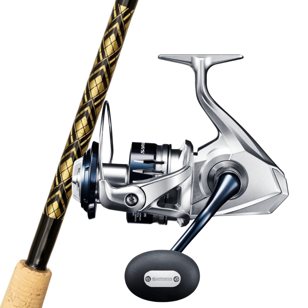 CHAOS SPGC 15-30 Spinning Rod and Shimano Saragosa SW A 5000XG Reel Combo