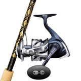 CHAOS Spinning Rod and Shimano Twinpower SW Spinning Reel Combo