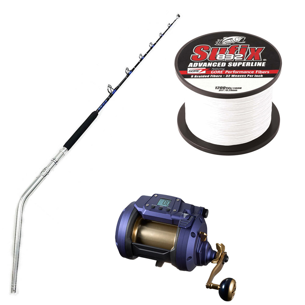 Buy Daiwa Seapower 1200 Spooled with 80# Sufix Braid Ghost and Get 40% -  CHAOS Fishing