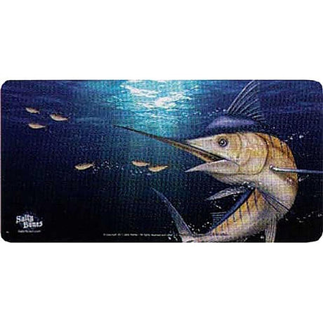 Salty Bones Marlin Auto Plate