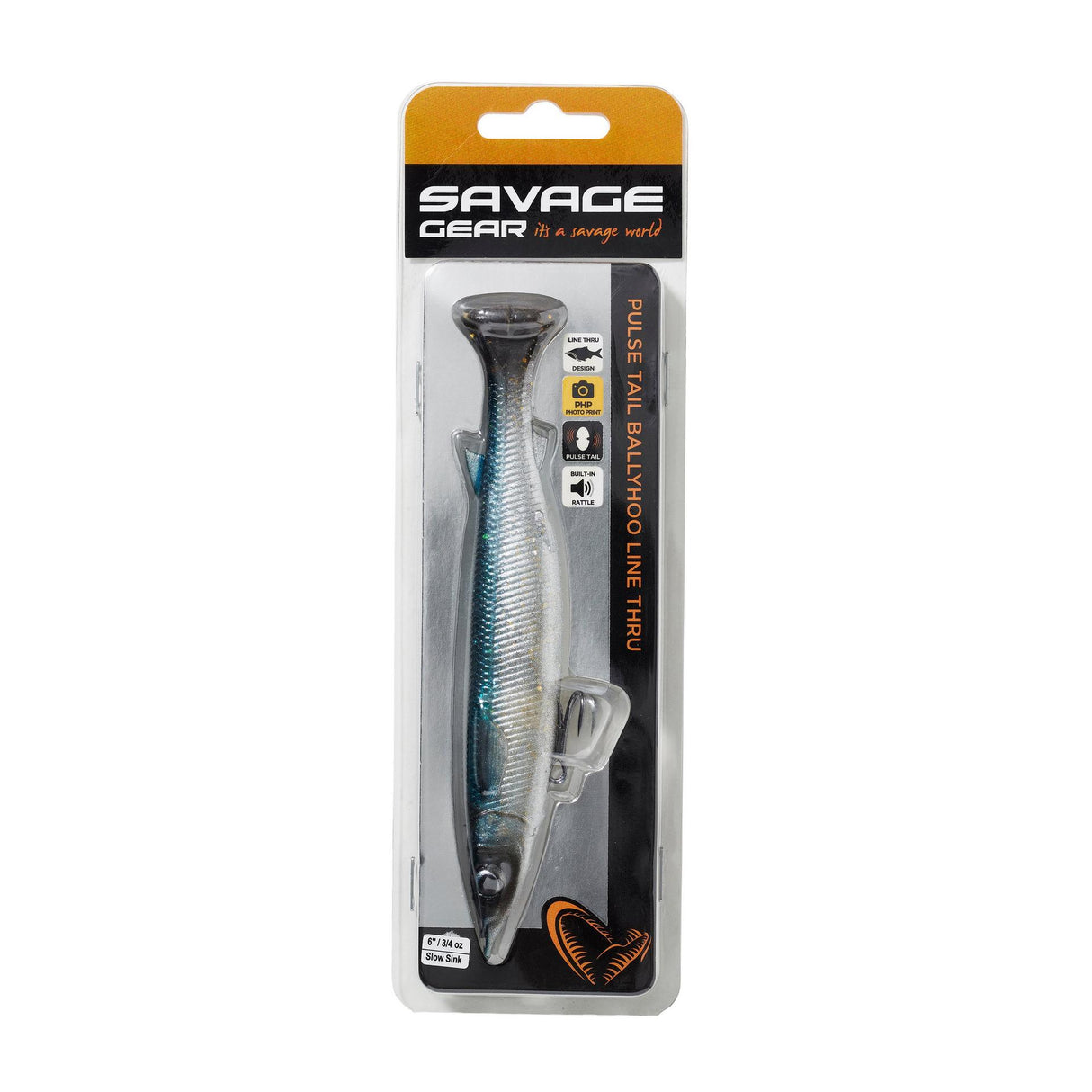 Savage Gear Pulse Tail Ballyhoo Line Thru