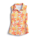 SCALES Palm City Womens Sleeveless Polo