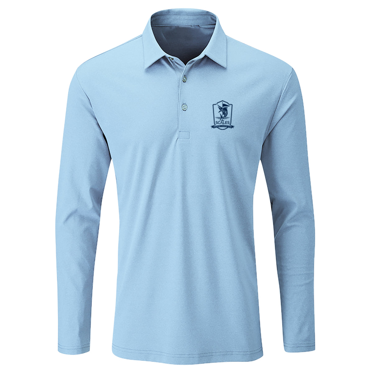 SCALES Offshore Core Long Sleeve Performance Polo