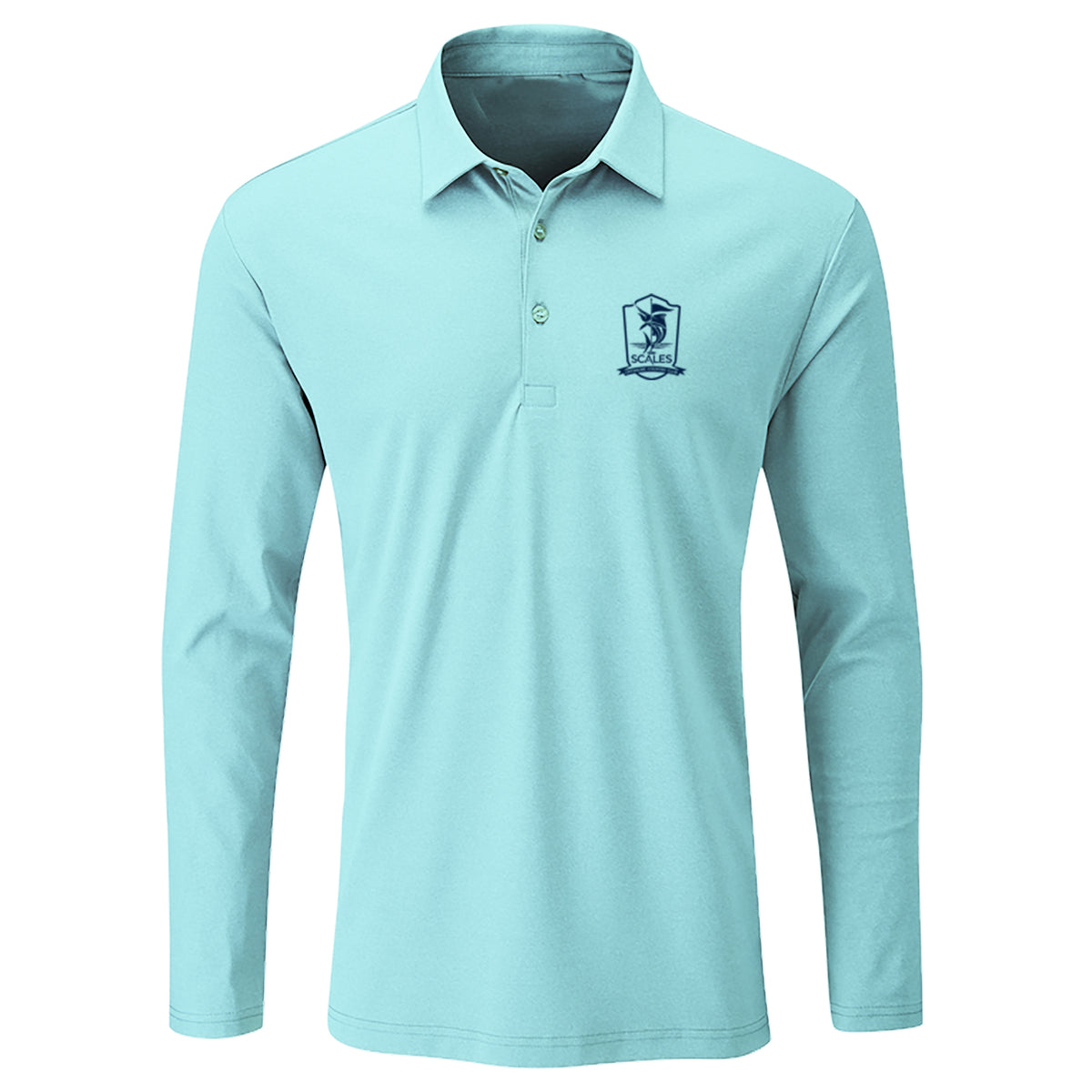 SCALES Offshore Core Long Sleeve Performance Polo