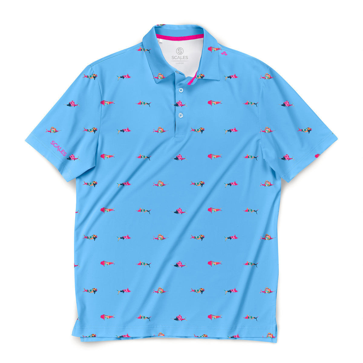 SCALES Trippy Fish Polo