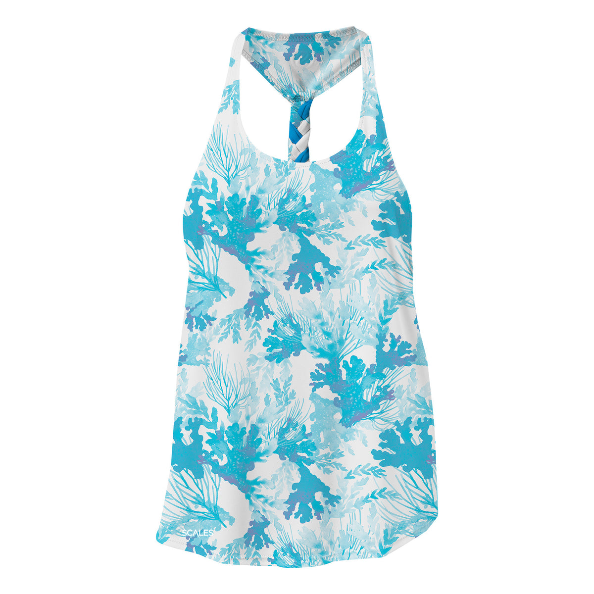 SCALES Coral Tropics Womens Performance Tank