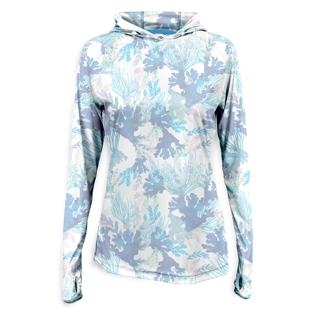 SCALES Coral Tropics Womens Hooded Performance
