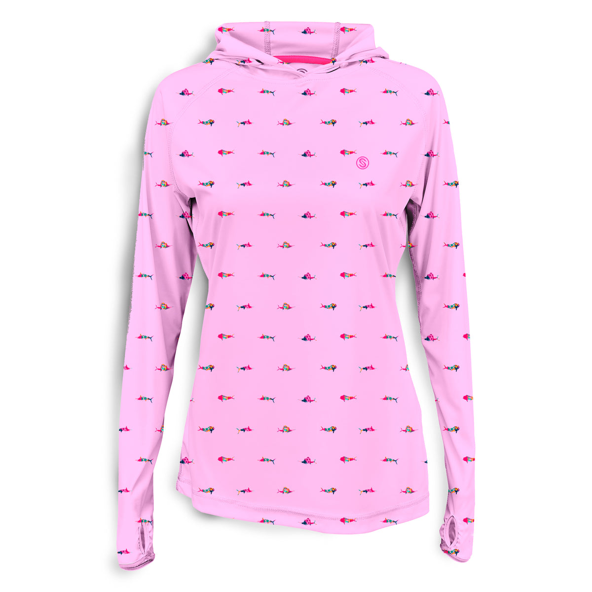 SCALES Trippy Fish Womens Hooded Performance