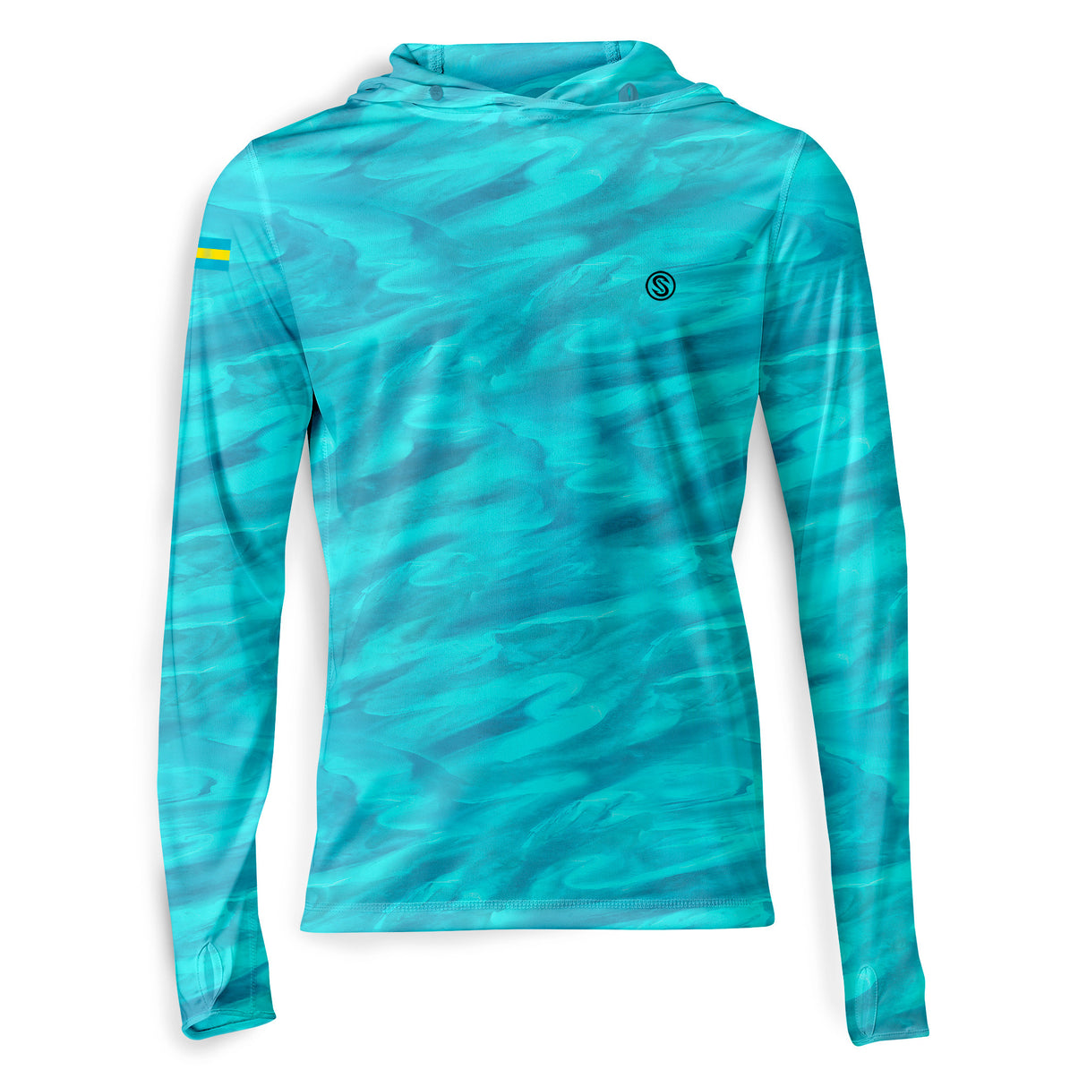 SCALES Bahamas Current Hooded Long Sleeve Performance Shirt