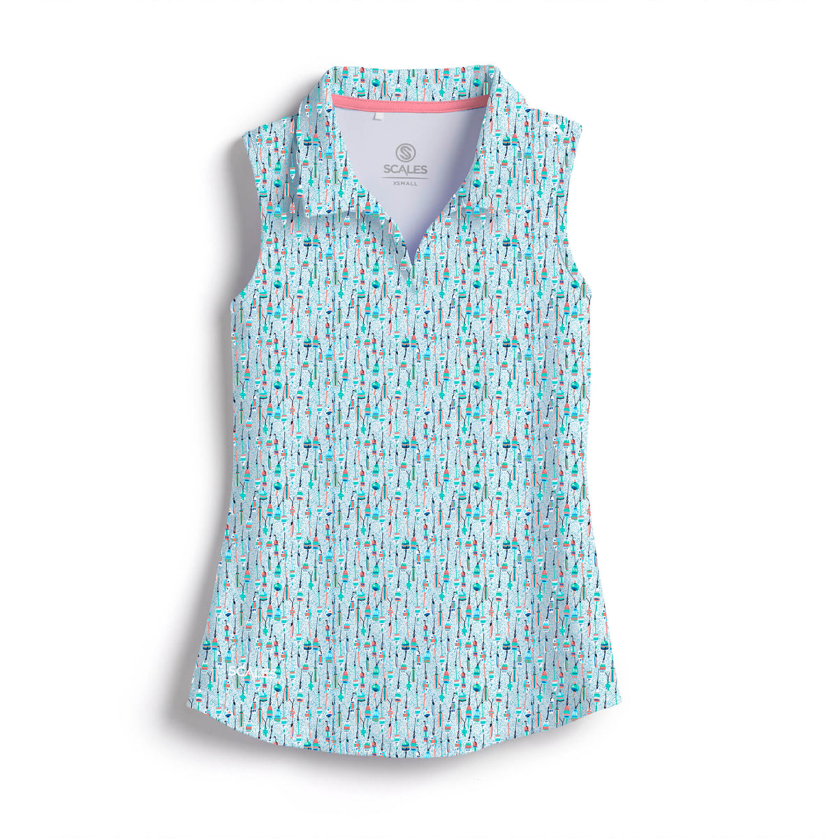 SCALES Buoys Sleeveless Womens Polo