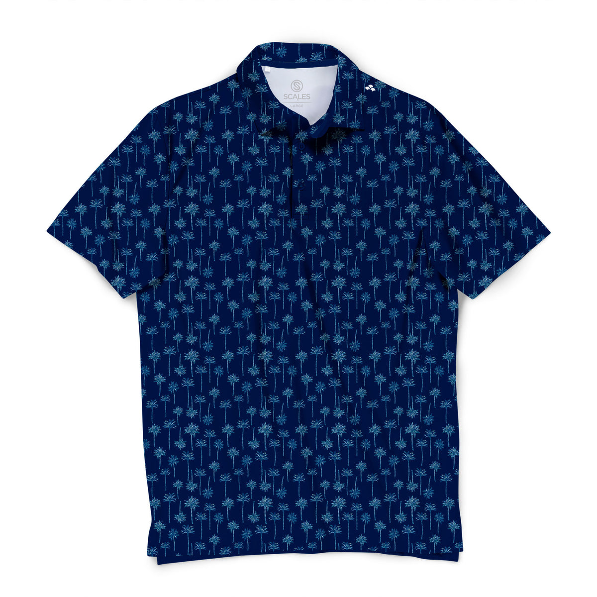 SCALES Palm Shade Short Sleeve Polo