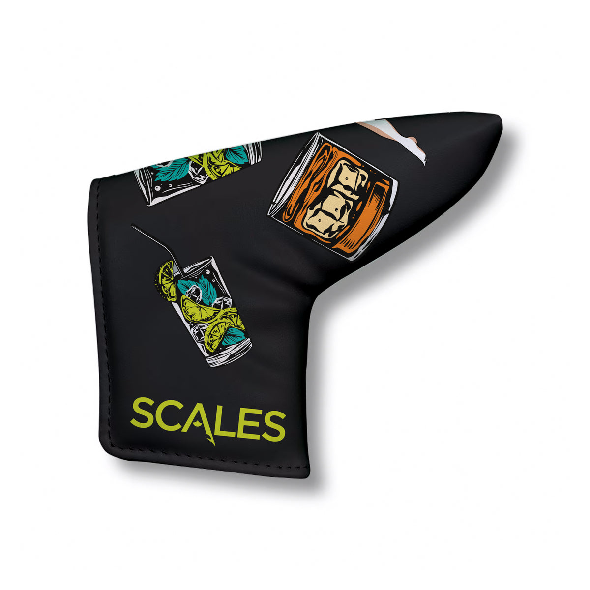 SCALES Happy Hour Blade Putter Cover - Black