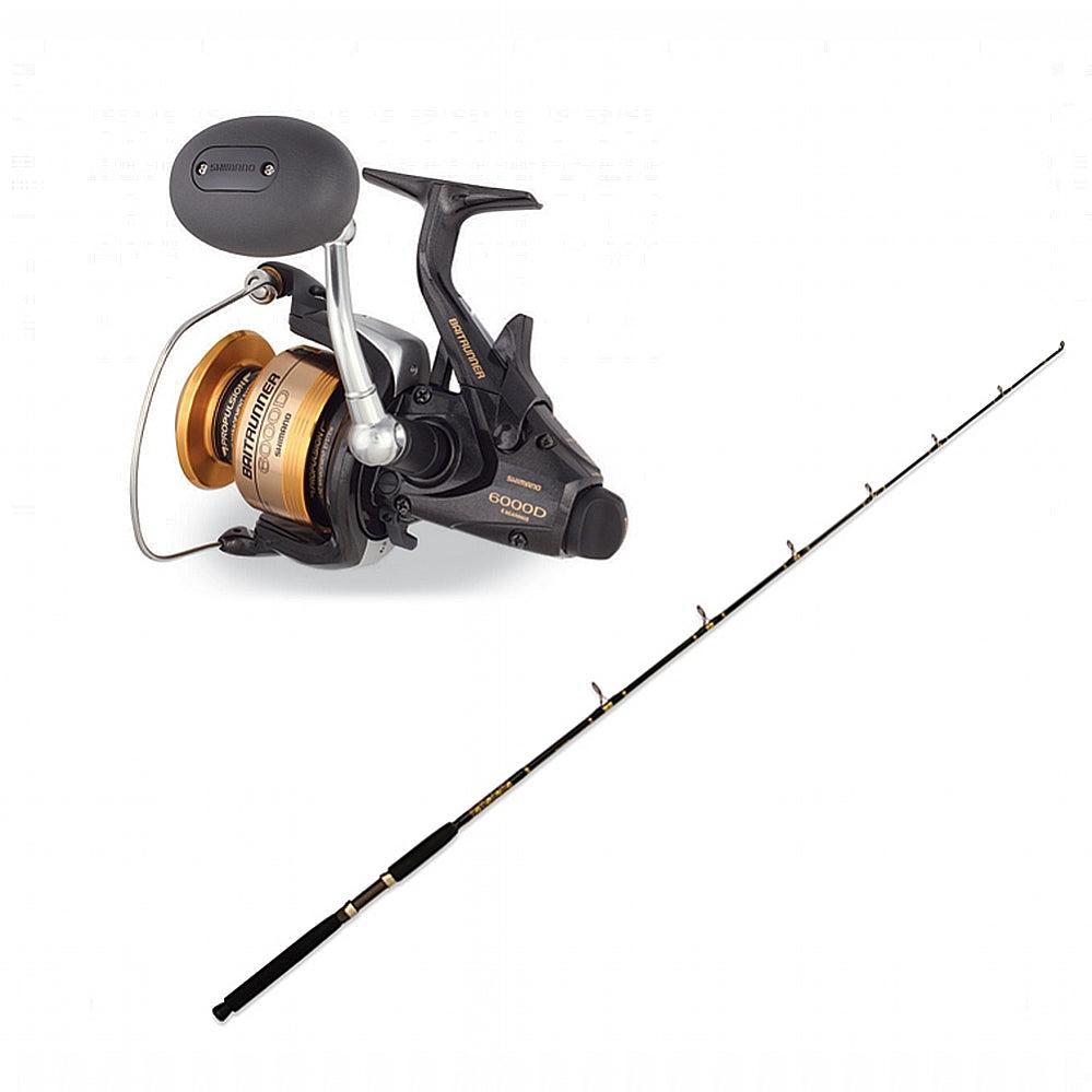 Shimano BAITRUNNER 6000D with SP 12-20 6&#39;6&quot; CHAOS Gold Combo