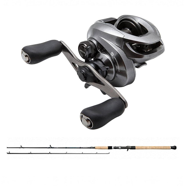 Shimano Chronarch MGL151 HG Left Hand with Daiwa North East Inshore 6'6" Rod 66MLXB Combo