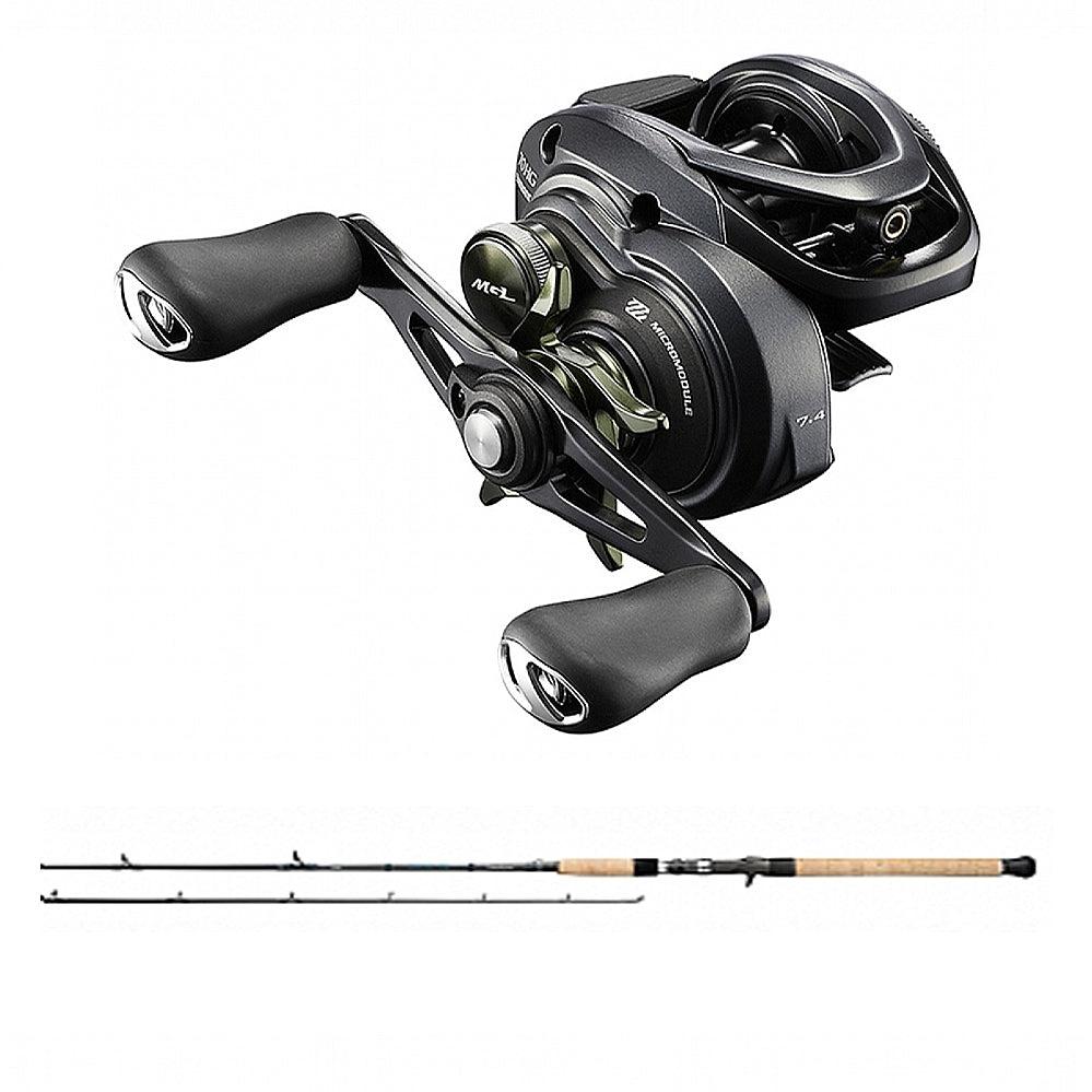 Shimano Curado MGL K 70HG with Daiwa North East Inshore 6'6" Rod 66MLXB Combo